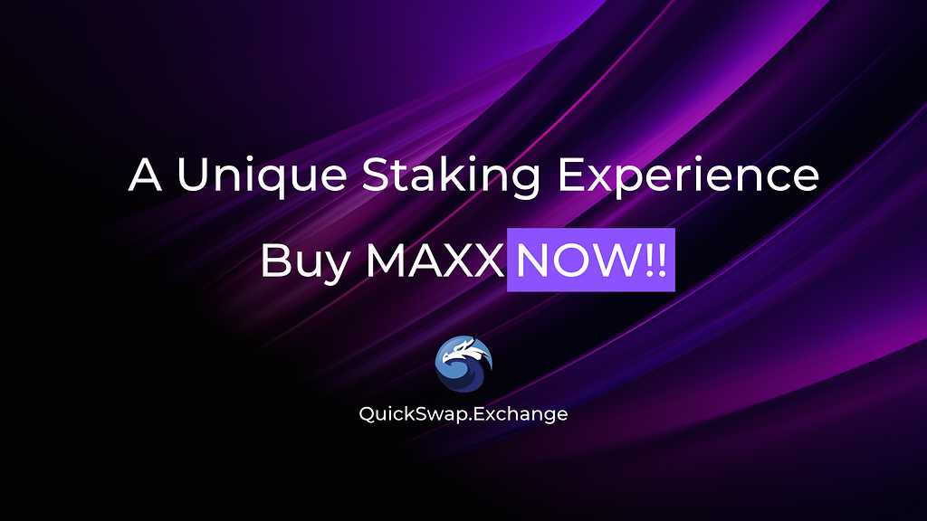 MAXX Finance Unique Staking Experience